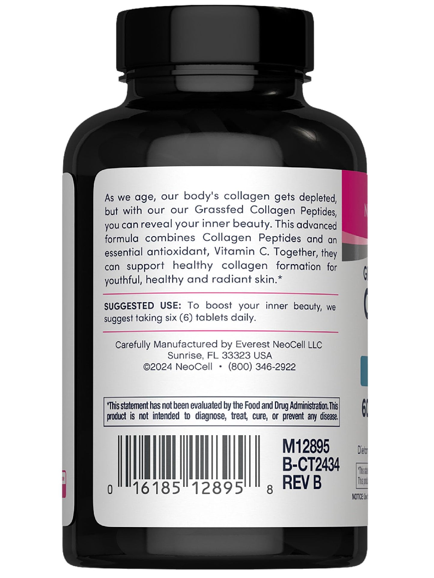 NeoCell Super Collagen with Vitamin C, 120ct Collagen Pills, Non-GMO, Grass Fed, Paleo Friendly, Gluten Free, Collagen Peptides Types 1 & 3 for Hair, Skin, Nails and Joints (Packaging May Vary) NeoCell buy supplements Au