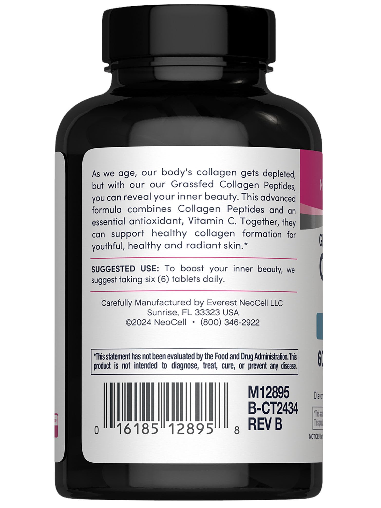 NeoCell Super Collagen with Vitamin C, 120ct Collagen Pills, Non-GMO, Grass Fed, Paleo Friendly, Gluten Free, Collagen Peptides Types 1 & 3 for Hair, Skin, Nails and Joints (Packaging May Vary) NeoCell buy supplements Au