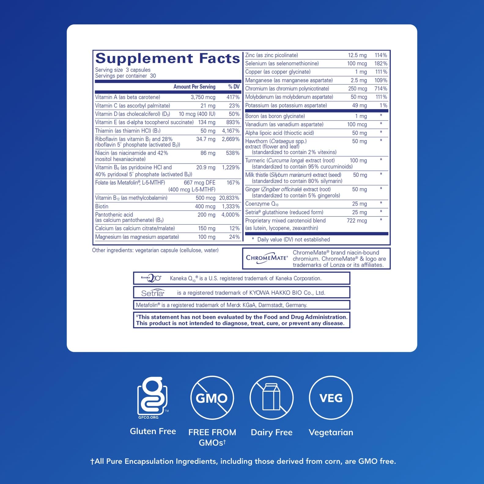 Pure Encapsulations UltraNutrient - Minerals & Multivitamins - Supports Liver & Heart Health* - Supplement for Antioxidants - with Vitamin C, CoQ10 - Non-GMO * Gluten-Free - 90 Capsules Pure Encapsulations buy supplements Au