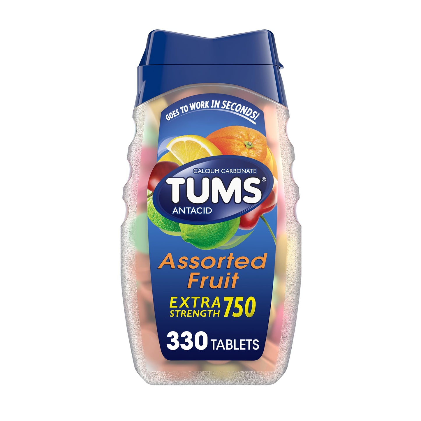 TUMS Chewable Antacid Tablets for Extra Strength Heartburn Relief, Assorted Fruit Flavors - 330 Count TUMS buy supplements Au