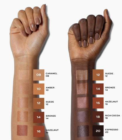 MAKE Beauty Diffusion Dew Skin Tint. Sheer to Medium Coverage Radiant Finish. Blurring, Smoothing, and Brightening for Glowing Complexion. Enhanced with Niacinamide and Adenosine. Tan 06 MAKEBuy Supplements Australia