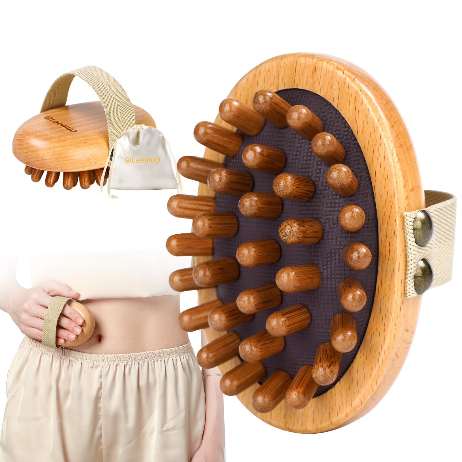Wood Therapy Massage Tool for Belly Fat,Wooden Meridian Massage Body Brush for Cellulite Remover, Cellulite Lymphatic Drainage Massager for Body Shaping, Maderoterapia Kit for Muscle Pain Relief Olaemuo buy supplements Au