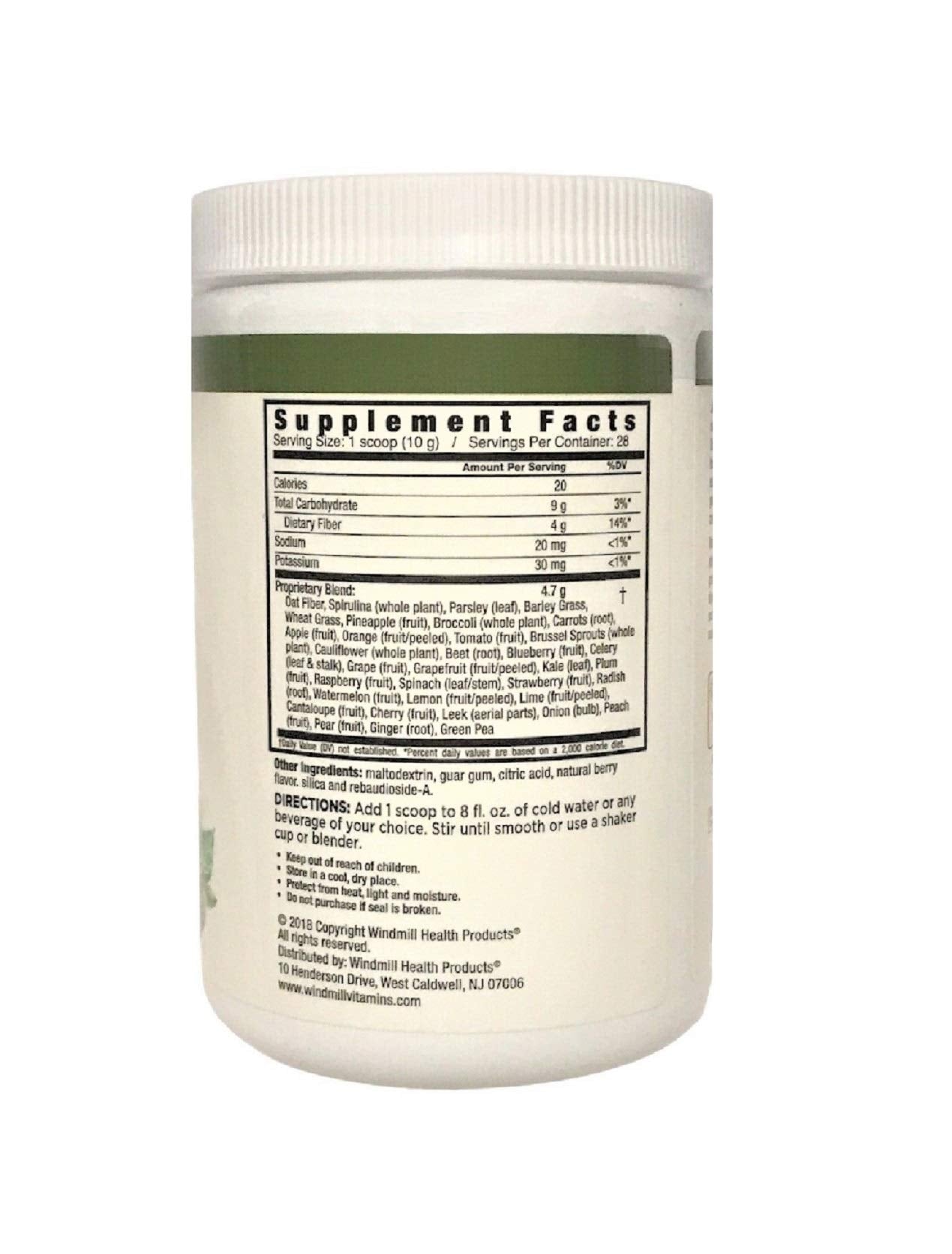 Nutrition Works Greens Powder Greens & Superfoods - Berry Flavor - 9.88 Oz (20 Servings) Nutrition Works buy supplements Au
