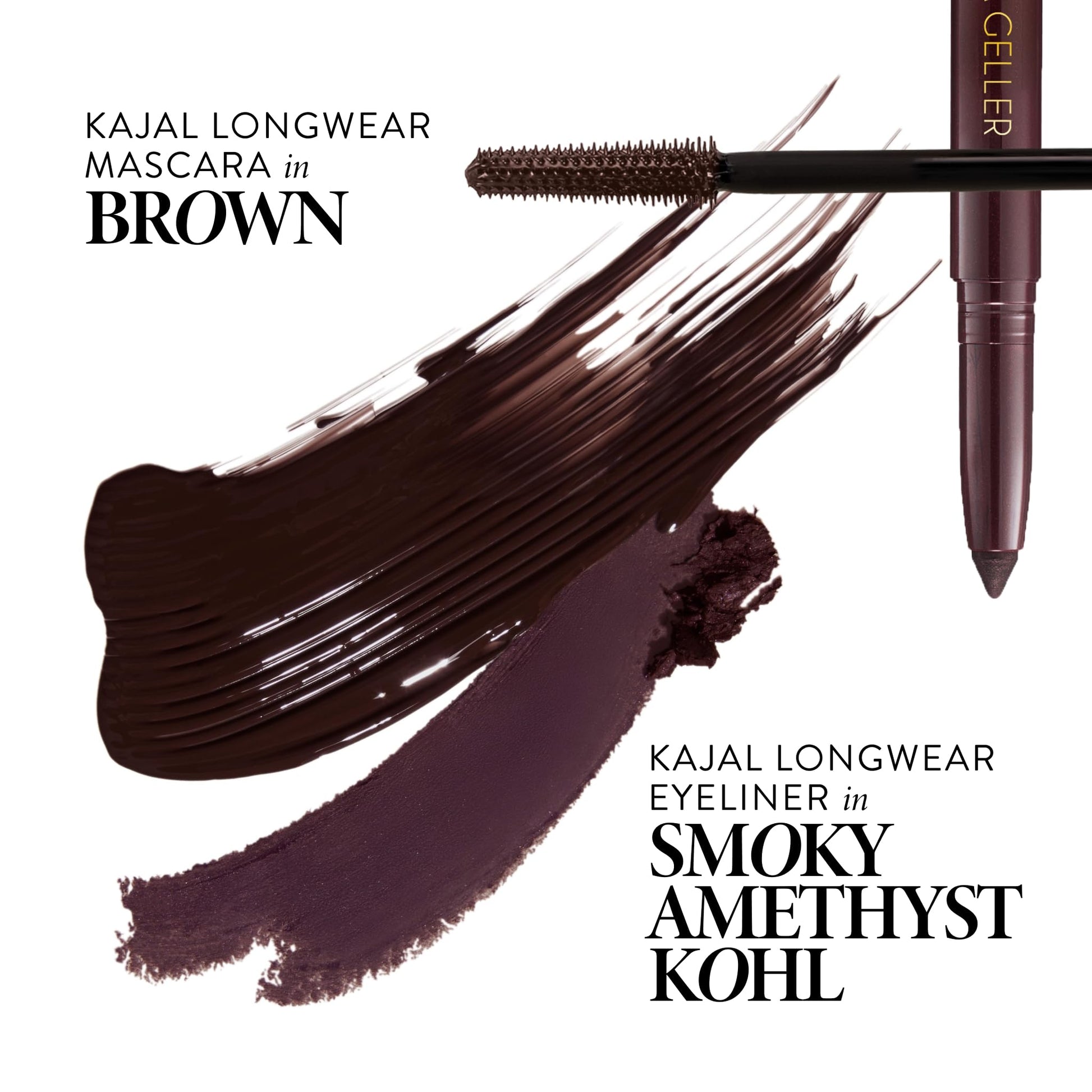 LAURA GELLER NEW YORK Kajal Longwear Mascara, Brown - Lengthening, Defining, Curling, Buildable Formula Eye Makeup - Natural Look for Everyday LAURA GELLER NEW YORKBuy Supplements Australia