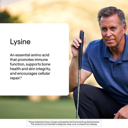 THORNE - Lysine - Supports Immune, Skin & Bone Health - Promotes Collagen Formation - L-Lysine Amino Acid Supplement