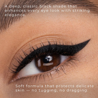 Honeybee Gardens Effortless Eye Liner Pencil, Jet Set Black, Smooth Long-Wearing, Rich Pigment, Vegan & Gluten-Free Honeybee GardensBuy Supplements Australia