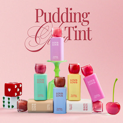 LOVB LOVB Pudding Glow Korean Lip Tint | Natural Lip Stain | Gloss to Stain | Long-Lasting & Non-Sticky | Lightweight Lip Tint | 0.14 oz. (04 SUNSET BEIGE) LOVB LOVBBuy Supplements Australia