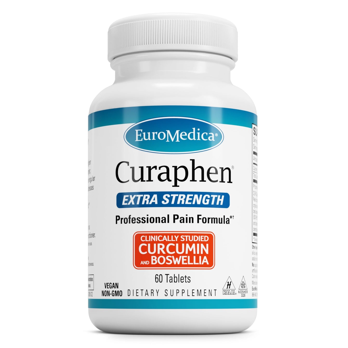 EuroMedica Curaphen Extra Strength - Curcumin & Boswellia Supplement for Healthy Circulation Support - Turmeric Supplement to Support Joints, Muscle Health & Endorphin Production - 60 Tablets EuroMedicaBuy Supplements Australia