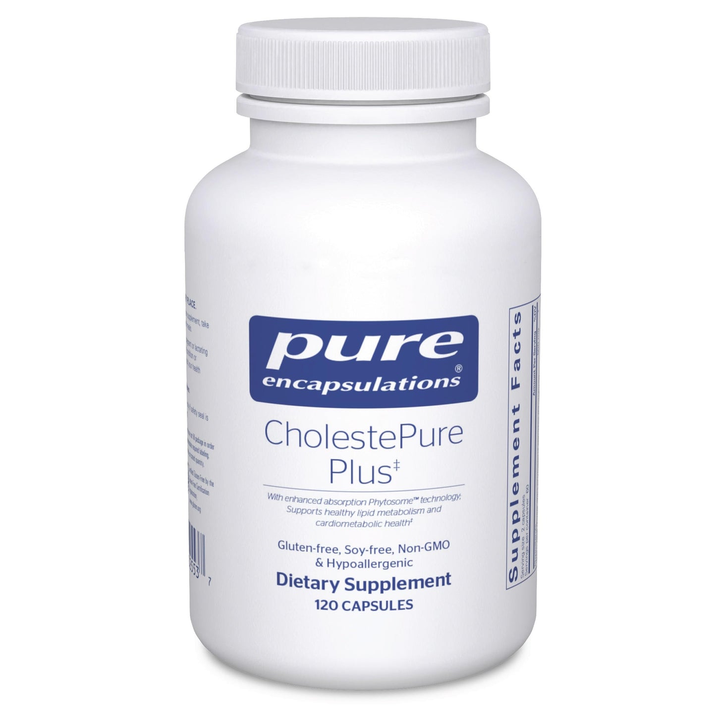 Pure Encapsulations CholestePure Plus 120's - Supports Lipid Metabolism & Heart Health* - Berberine Supplement - with Citrus Bergamot - Gluten Free & Non-GMO - 120 Capsules Pure EncapsulationsBuy Supplements Australia