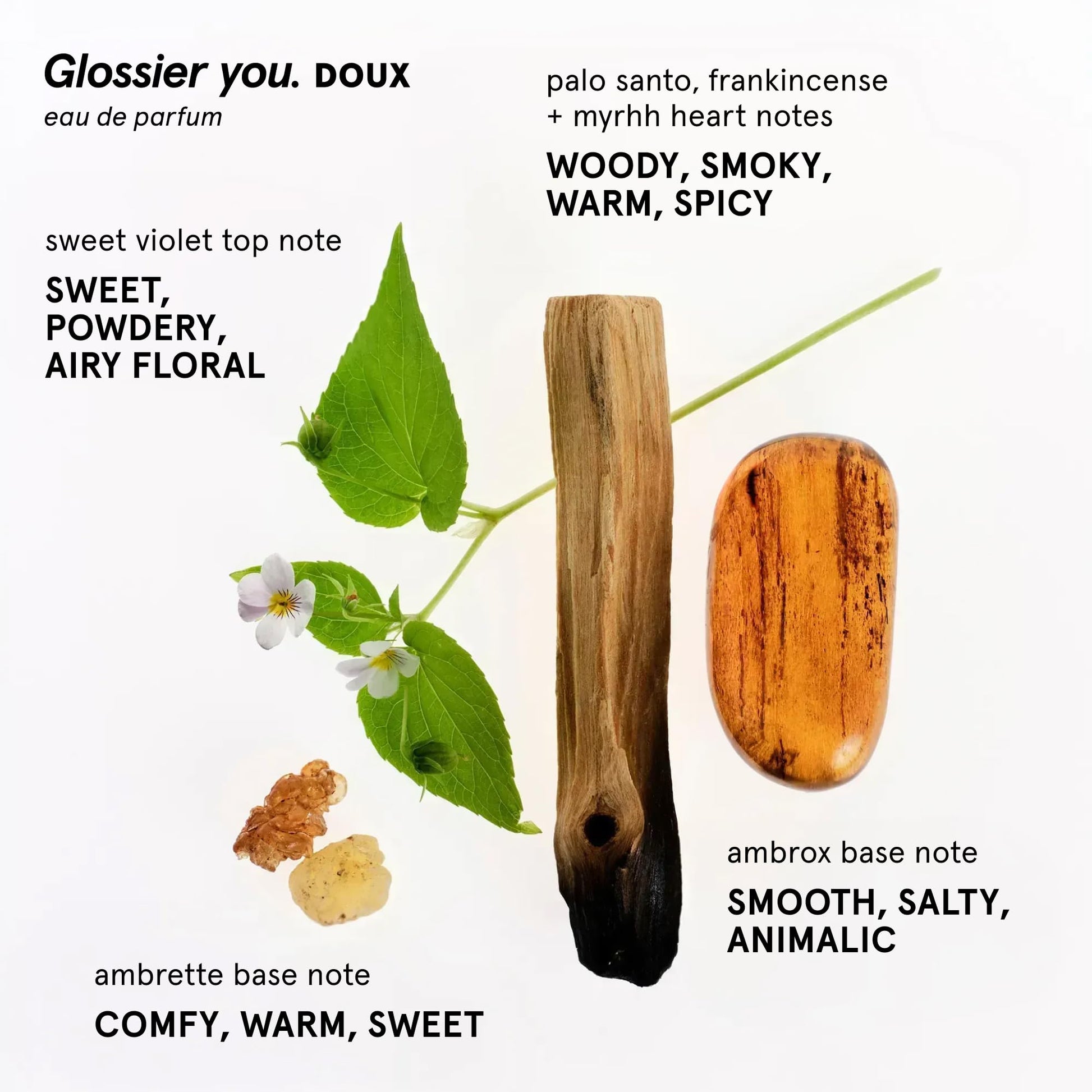 Glossier You Doux Eau de Parfum - Unisex Fragrance for Men & Women, Skin-Scent Enhancer Smells Different on Everyone - Earthy Woody Perfume with Sweet Violet, Palo Santo & Ambrox Base Notes, 100ml GlossierBuy Supplements Australia