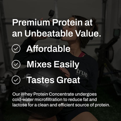 True Nutrition Whey Protein Concentrate Powder - 24g Complete Whey Protein per Serving - High Leucine, Full Amino Acid Profile - Gluten Free, Soy Free, Vegetarian - Chocolate Fudge Brownie - 2lb True Nutrition buy supplements Au