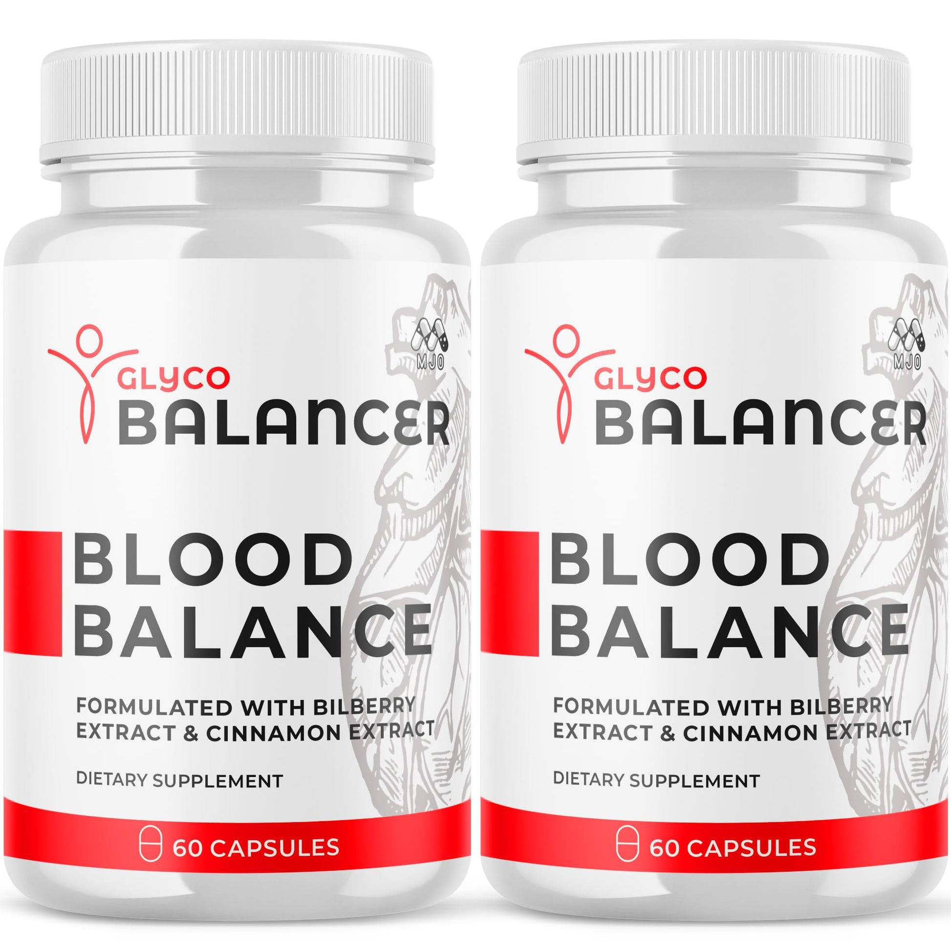 (2 Pack) Glyco Balancer Capsules, Official GlycoBalancer Health Support Pills with All Natural Ingredients, Glyco Balancer Advanced Health Support with Premium Vitamins for Women & Men (120 Capsules) MJO buy supplements Au