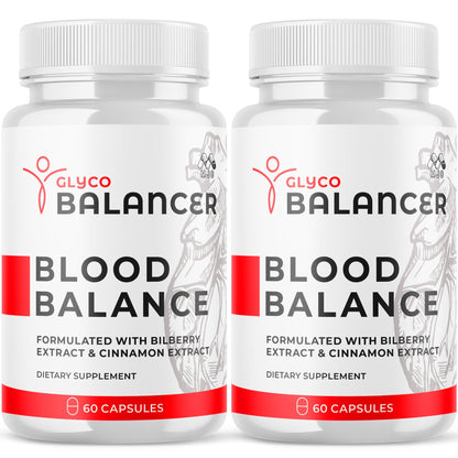 (2 Pack) Glyco Balancer Capsules, Official GlycoBalancer Health Support Pills with All Natural Ingredients, Glyco Balancer Advanced Health Support with Premium Vitamins for Women & Men (120 Capsules) MJO buy supplements Au