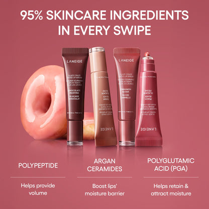 LANEIGE Glaze Craze Tinted Lip Serum, Raspberry Jam: Hydrating Lip Serum for Glossy, Nourished Lips with Plumping Polypeptides LANEIGEBuy Supplements Australia