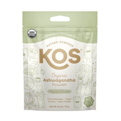 KOS Organic Ashwagandha Powder KOS buy supplements Au