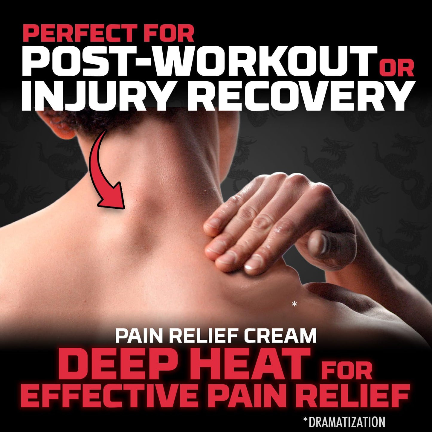 Dragon - Ultra Strength Pain Relief Cream for Muscle, Back and Joint Pain Cream, 2 Ounce (Pack of 3) DragonBuy Supplements Australia