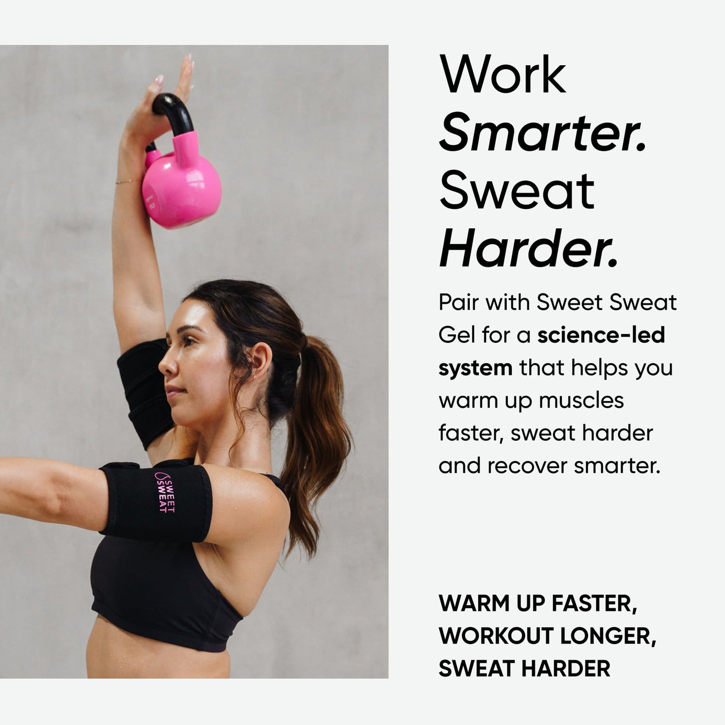 Sports Research Sweet Sweat® Arm Trimmers - Premium Sweat-Enhancing Arm Wraps for Women & Men - 3 Adjustable Sizes Sports Research buy supplements Au