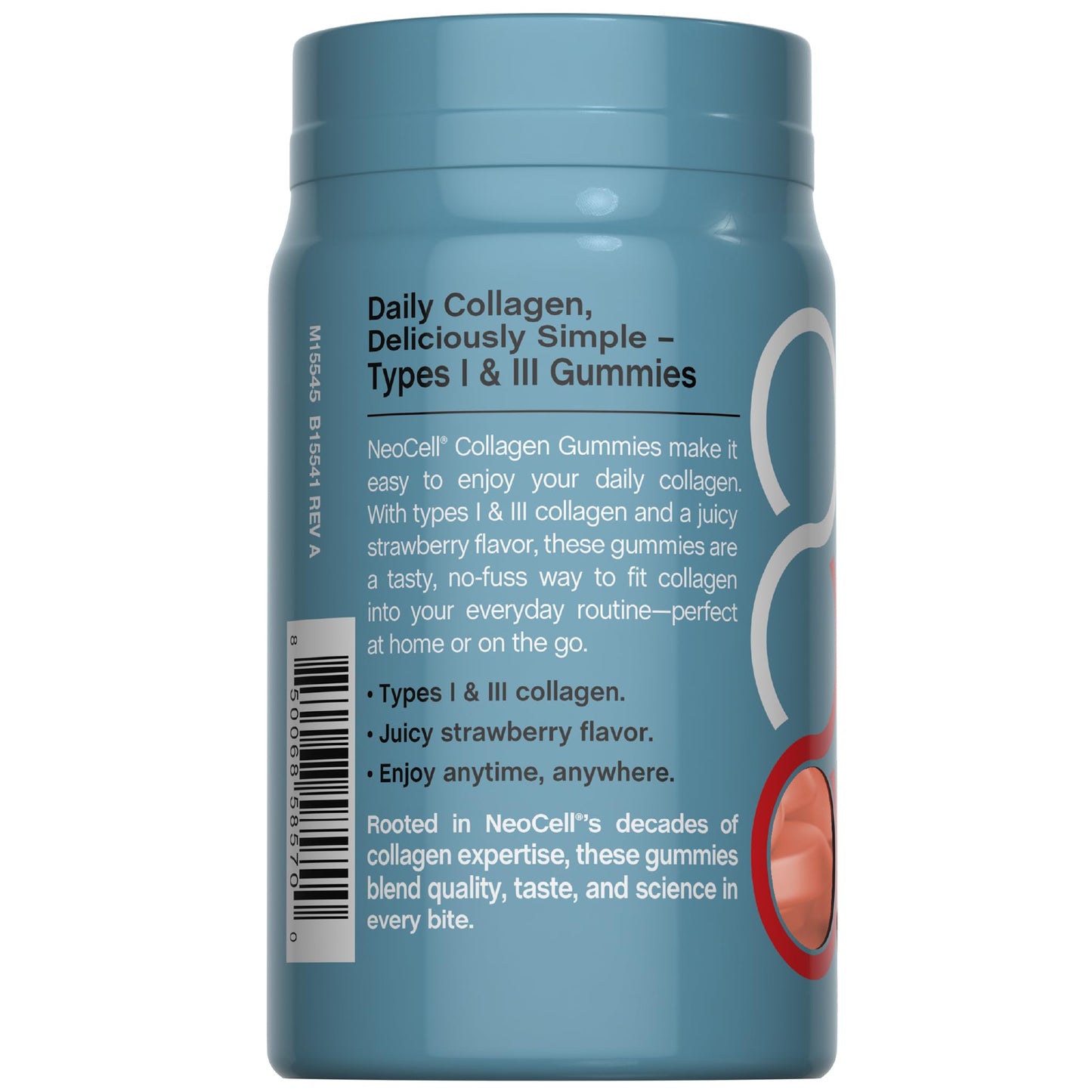 NeoCell Collagen Peptides Gummies | 60 Count | Types I & III | Advanced Formula Supplement | for Women and Men NeoCell buy supplements Au