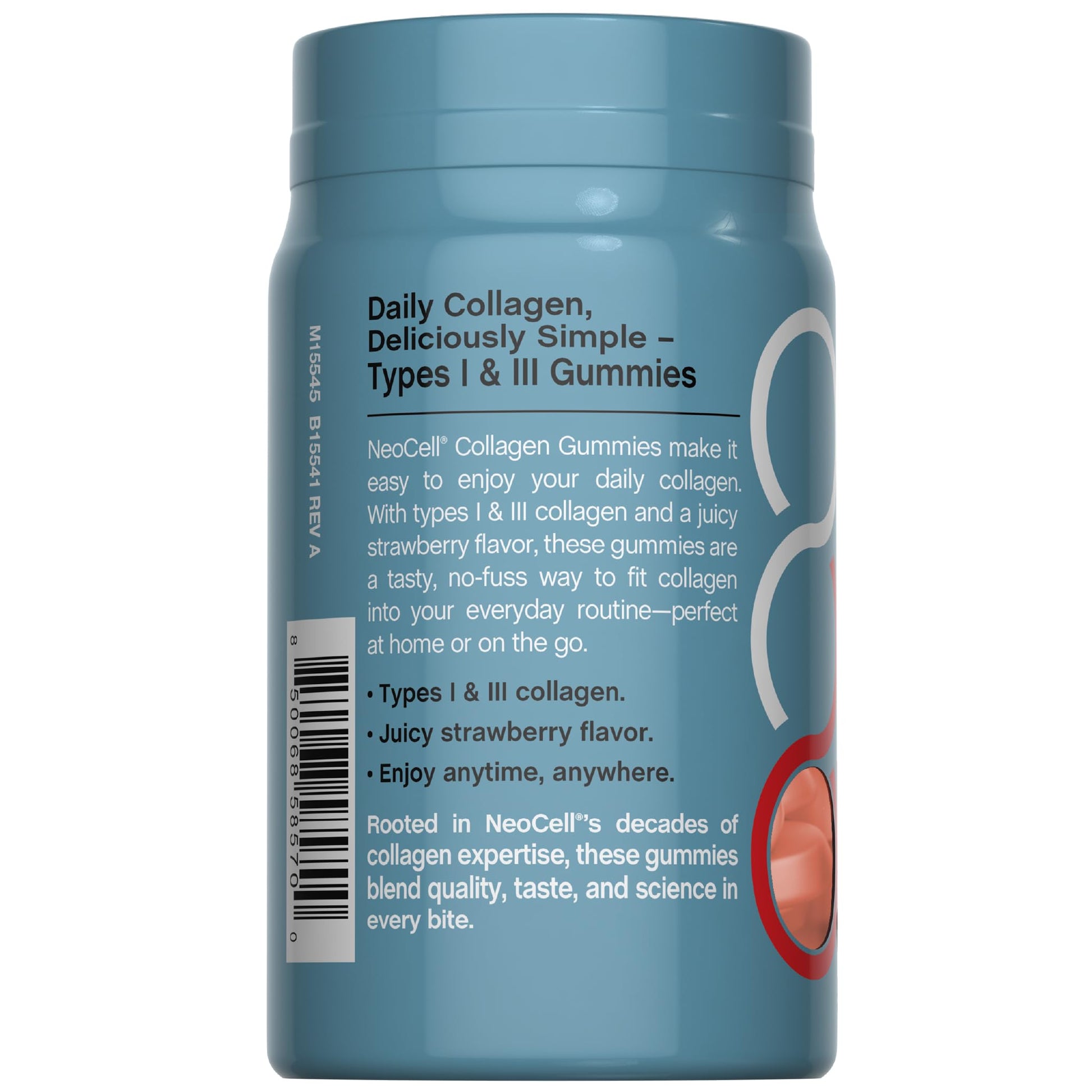 NeoCell Collagen Peptides Gummies | 60 Count | Types I & III | Advanced Formula Supplement | for Women and Men NeoCell buy supplements Au
