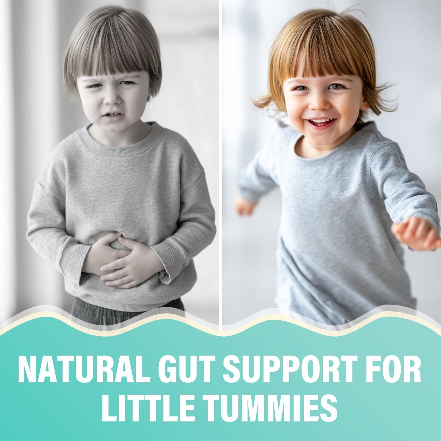 Kids Herbal Gut Cleanse Drops, Parasite Cleanse for Humans Liquid with Wormwood, Black Walnut & Probiotics, Supports Digestive & Overall Gut Health for Children (2 oz) HerbXBuy Supplements Australia