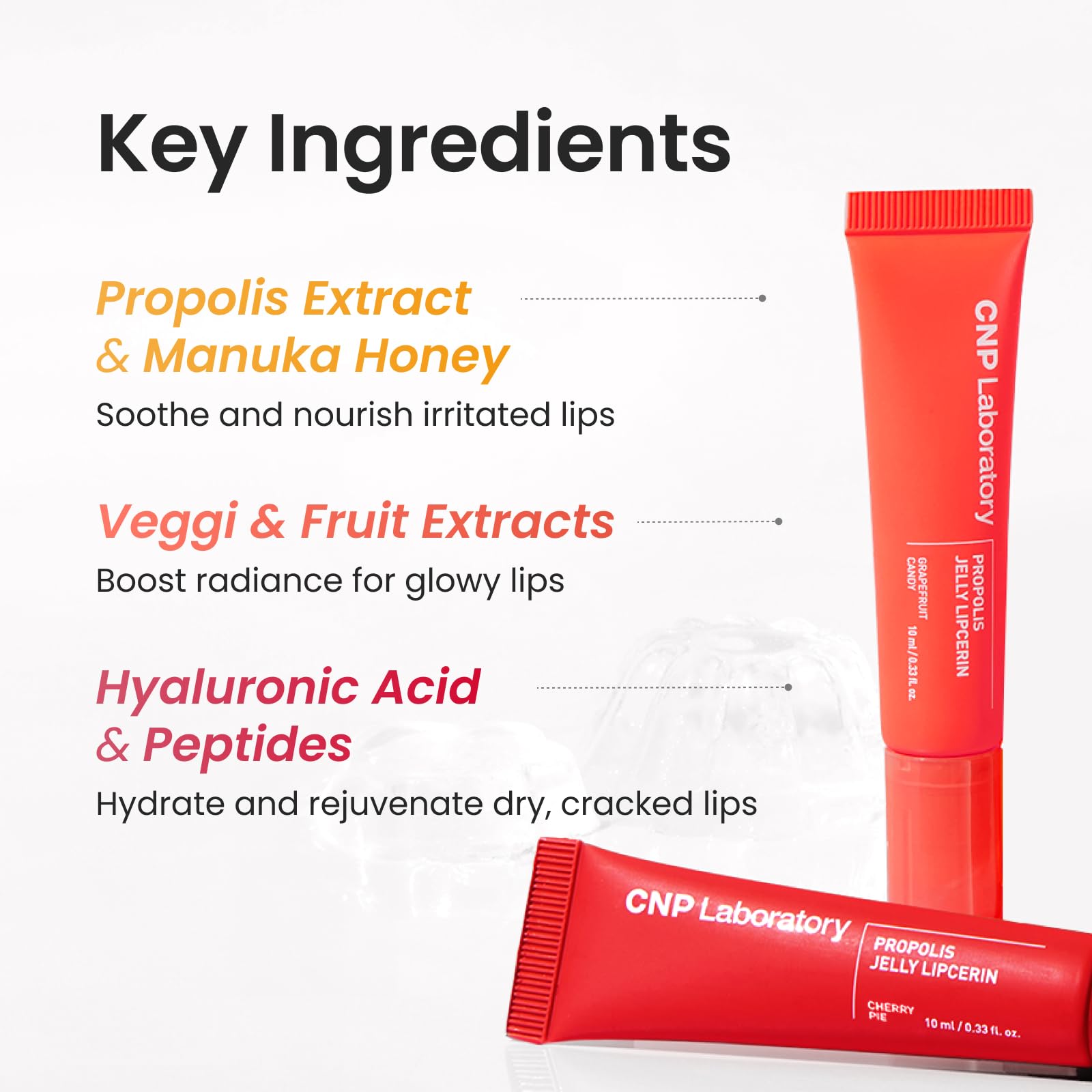CNP Propolis Jelly Lipcerin™ - 01 Honey Cake, Hydrating Lip Balm & Gloss with Manuka Honey + Hyaluronic Acid, Stocking Stuffers, Gifts for Women, 0.3 fl.oz. CNPBuy Supplements Australia