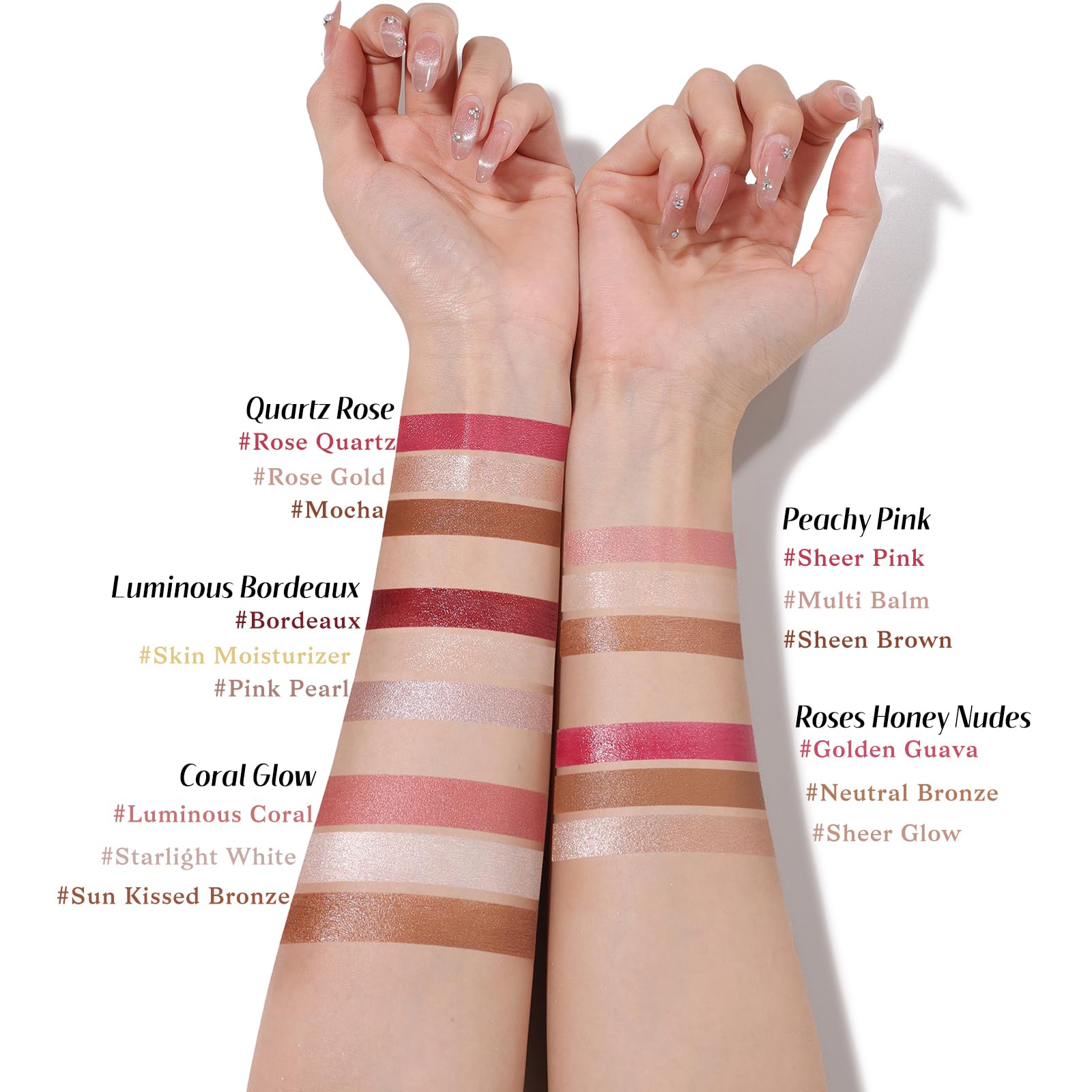 KIMUSE Face Sticks Trio, Cream Blush Stick & Highlighter Stick & Contour Stick for Sculpt the Cheeks, Long Lasting Cream Contour Stick Trio for Face Makeup, with Brush KIMUSEBuy Supplements Australia