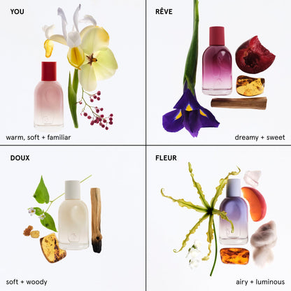 Glossier You Doux Eau de Parfum - Unisex Fragrance for Men & Women, Skin-Scent Enhancer Smells Different on Everyone - Earthy Woody Perfume with Sweet Violet, Palo Santo & Ambrox Base Notes, 100ml GlossierBuy Supplements Australia