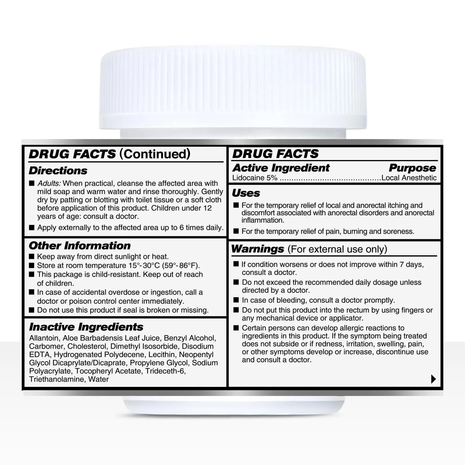 Quick Numb 5% Lidocaine Cream Maximum Strength Liposomal, Fast Itch Burn Pain Relief Cream with Aloe Allantoin Vitamin E, Gentle on Skin Support Healing Hemorrhoid Treatment 1.25 oz Clinical ResolutionBuy Supplements Australia