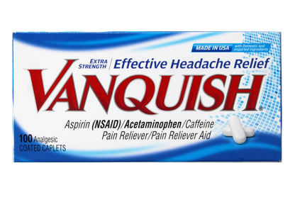 Vanquish Extra Strength Pain Reliever Caplets-100 ct. (Pack of 3) VanquishBuy Supplements Australia