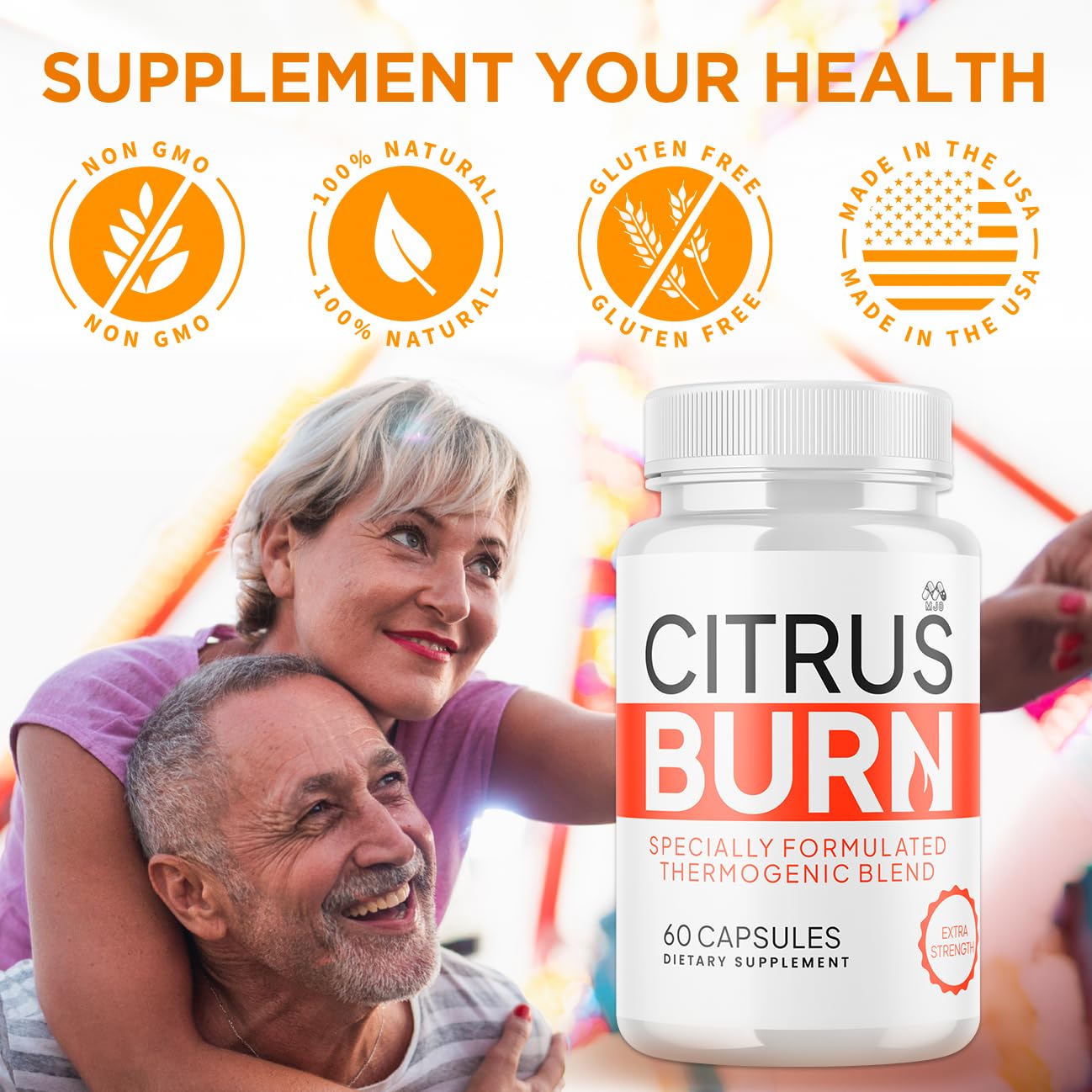 (2 Pack) Citrus Burn Capsules, Official CitrusBurn Pills with All Natural Ingredients, Advanced Citrus Burn for Optimal Health & Wellness Support with Premium Vitamins for Women & Men (120 Capsules) MJO buy supplements Au