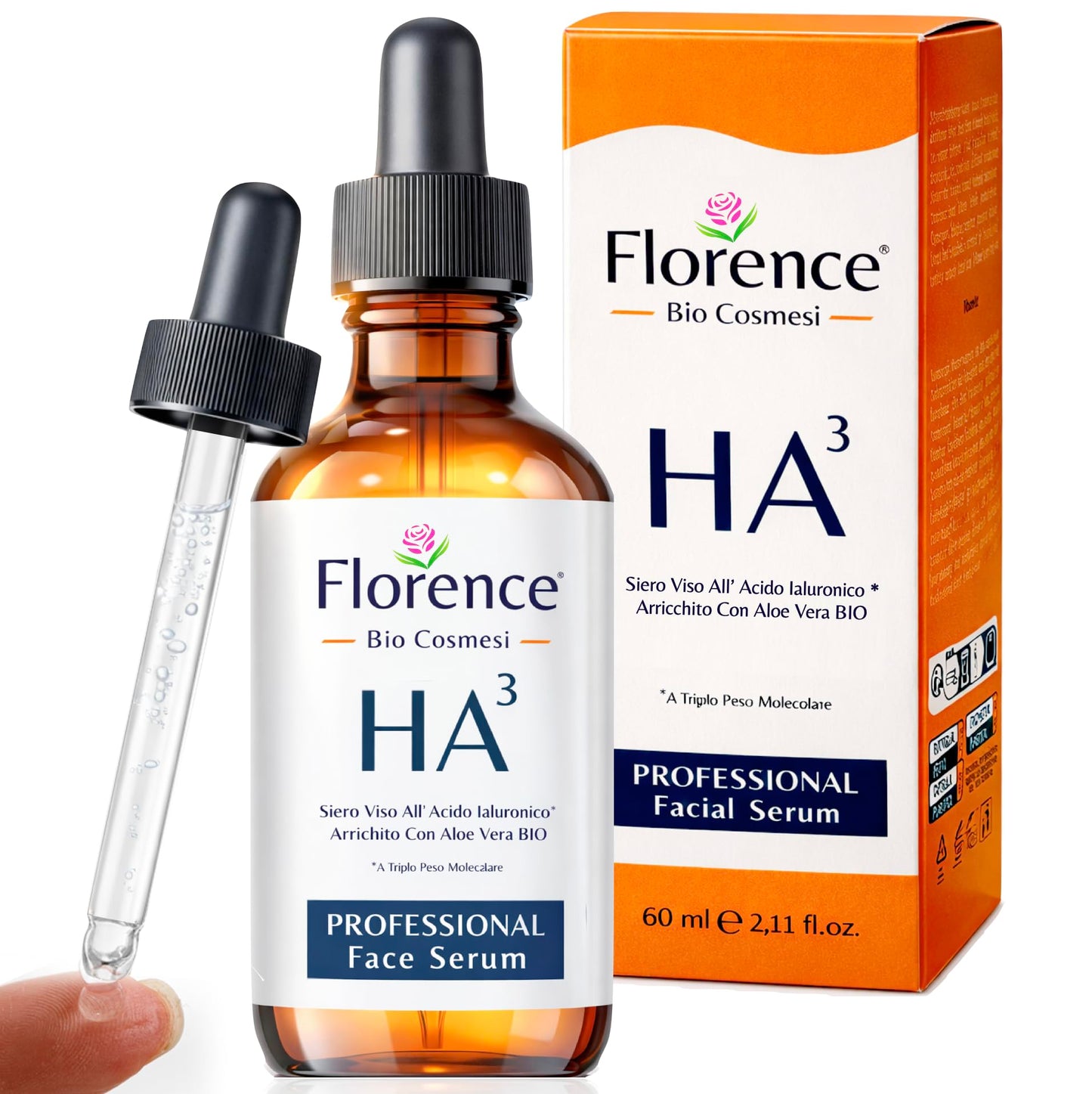 Hyaluronic Acid Serum for Skin – Anti-Aging Moisturizer Face Serum for Brightening, Plumper & Smoother Skin. Non-Greasy, Ultra-Hydrating Niacinamide, B5 & Vitamin C Skin Care Facial Serum, 2 oz