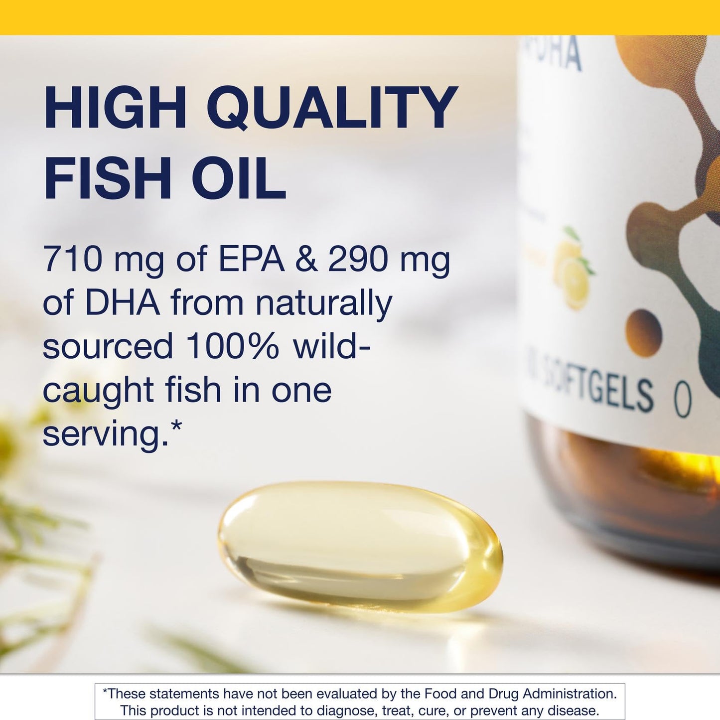 Metagenics OmegaGenics EPA-DHA 1000 mg - High Potency Omega-3 Fish Oil Supplement for Heart, Brain & Joint Health* - Sustainably Sourced - 60 Softgels MetagenicsBuy Supplements Australia