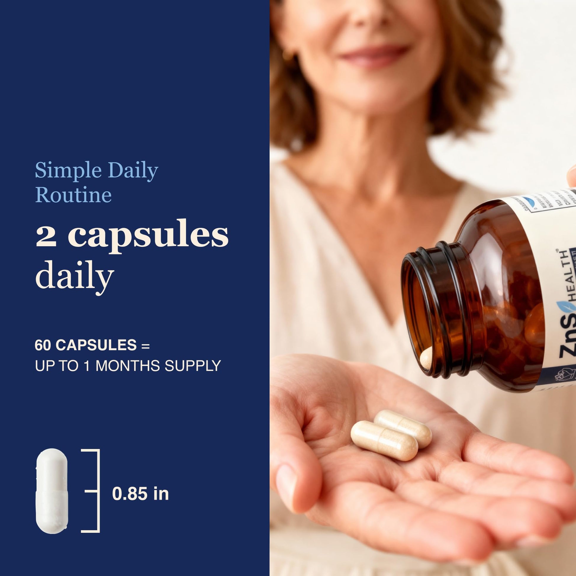ZnS Health Spectrum 5 Magnesium Complex for Women & Men – 5 Magnesium Complex Supplement with Glycinate, Malate, Citrate & Hydroxide for Sleep, Muscle Recovery & Calm – 500mg Vegan – 60 Capsules ZnS Health buy supplements Au