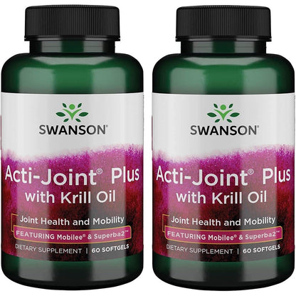 Swanson Acti-Joint Plus with Krill Oil 60 Sgels (2 Pack) SwansonBuy Supplements Australia
