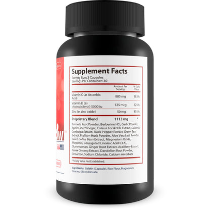 Ultra Gluco Flow - Improved Formula - Our Best Blood Cleanse Detox Cleanse Blood Support Pills - Blood Health Blood Circulation Pills Detox Cleanse Blood Gluco Bio Sweet Relief Glycogen Support Happy Health Marketplace buy supplements Au