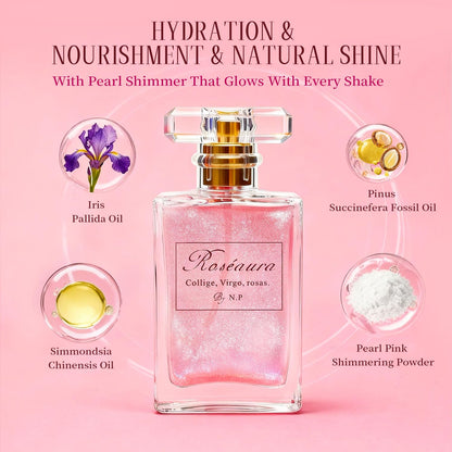 NP NATURES PHILOSOPHY Hair Perfume, Leave-in Hair Serum & Shine Spray for Women, Anti-Frizz Hair Care, Lightweight Leave-in Conditioner & Glossier Hair Perfume oils - 1.7 Fl oz（Roseaura） NP NATURES PHILOSOPHYBuy Supplements Australia