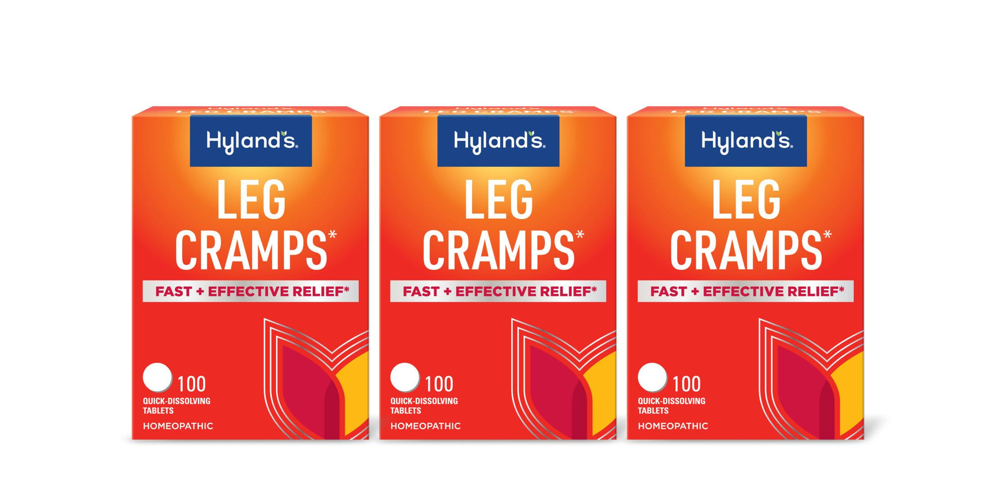 Hyland's Leg Cramps, Relief of Leg, Calf, Charley Horses, and Foot Cramps, 100 Quick-Dissolving Tablets 3-Pack (300 Total) Hyland'sBuy Supplements Australia