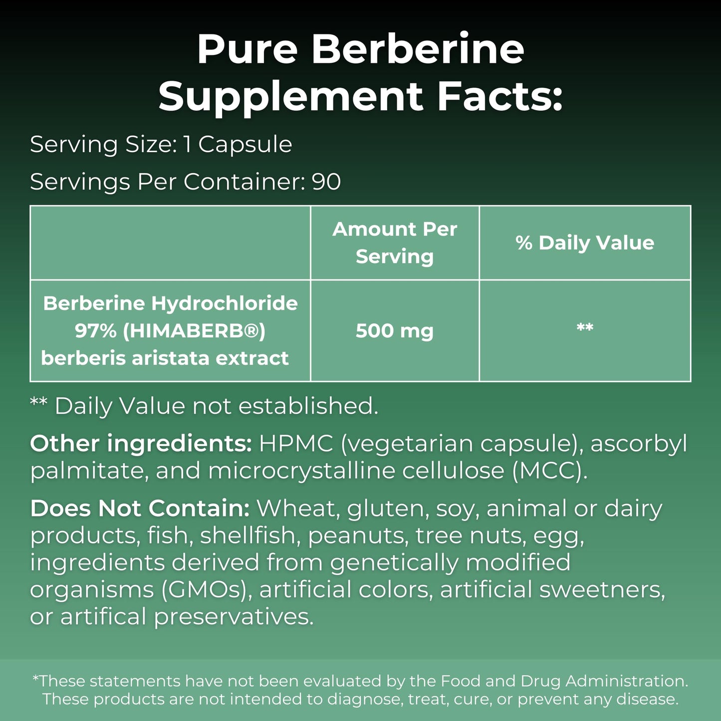 MYOXCIENCE Pure Berberine Himaberb | 500 mg of Berberine HCl per Serving | 90 Servings MYOXCIENCE buy supplements Au