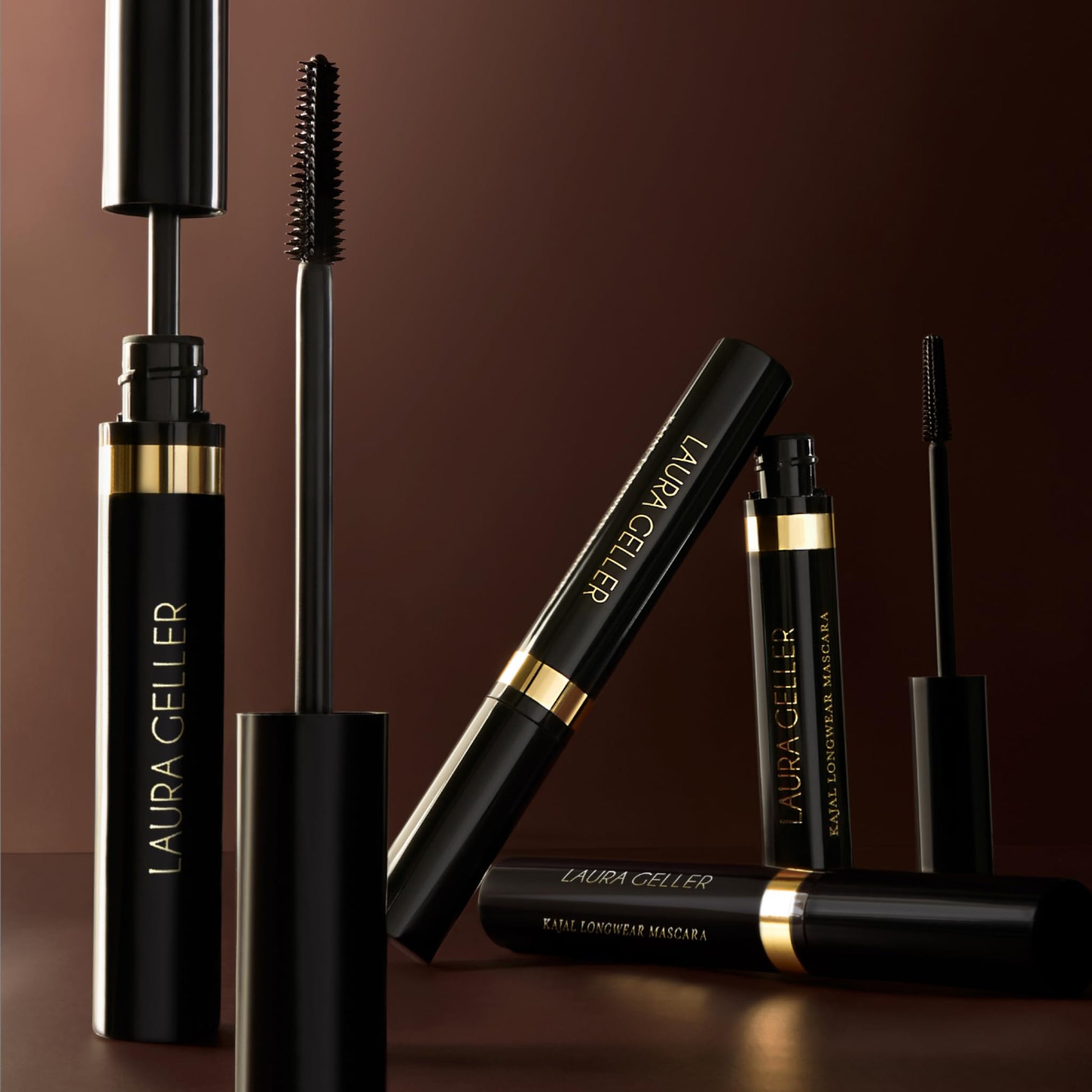 LAURA GELLER NEW YORK Kajal Longwear Mascara, Brown - Lengthening, Defining, Curling, Buildable Formula Eye Makeup - Natural Look for Everyday LAURA GELLER NEW YORKBuy Supplements Australia