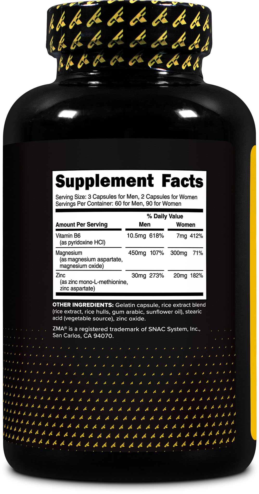 Primaforce ZMA Dietary Supplement, 180 Capsules