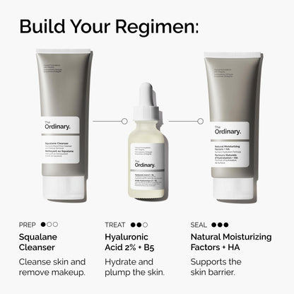 The Ordinary Hyaluronic Acid 2% + B5 (with Ceramides), Multi-Depth Hydration Serum