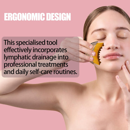 Lymphatic Contour Face Brush Lymphatic Drainage Massager Double Chin Reducer Lymphatic Drainage Brush for Face Ergonomically Designed to Fit The Skin Precisely and Relieve Fatigue FLAHOLD buy supplements Au