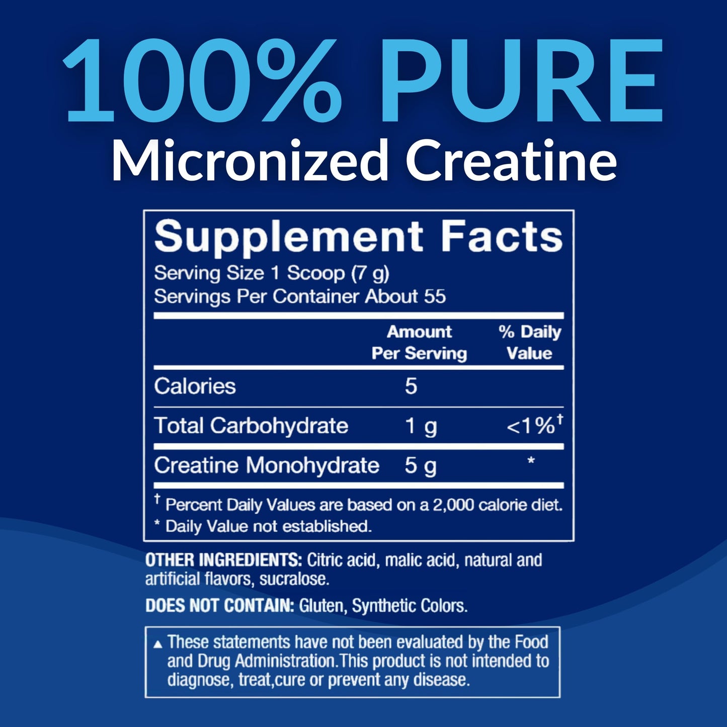BodyTech 100% Pure Creatine Monohydrate Powder - Micronized for Maximum Absorption - Supports Muscle Strength & Power Output