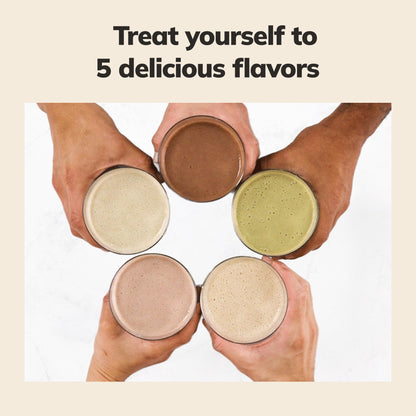 Ka’Chava All-In-One Nutrition Shake Blend, 5 Flavor Sample Pack, 5 Servings, 85+ Superfoods & Nutrients, Meal Replacement, Greens Plant-Based Superfood Powder Protein Drink, Digestive Enzymes & Probiotics, Vegan Dairy Gluten Free Ka'Chava buy supplements Au