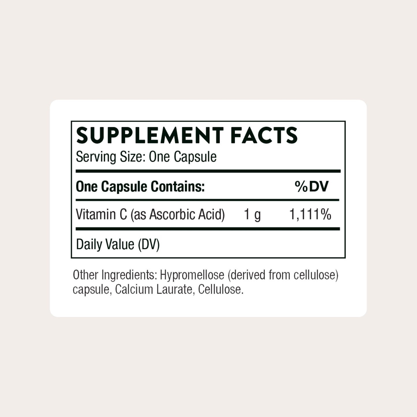 THORNE - Vitamin C 1,000 mg Supplement - Supports Healthy Immune Function & Collagen Formation - Provides Antioxidant Benefits* - Third-Party Certified - Gluten, Dairy & Soy-Free - 60 Capsules THORNE buy supplements Au