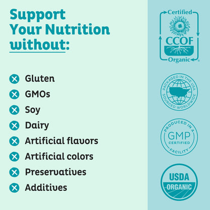 KOS Organic Spirulina Powder - USDA Certified Organic, 109 Servings of Superfood Powder for Smoothies & Juices, Non-Irradiated Blue Green Algae, Plant Based with Antioxidants, Vegan (13.5oz) KOS buy supplements Au