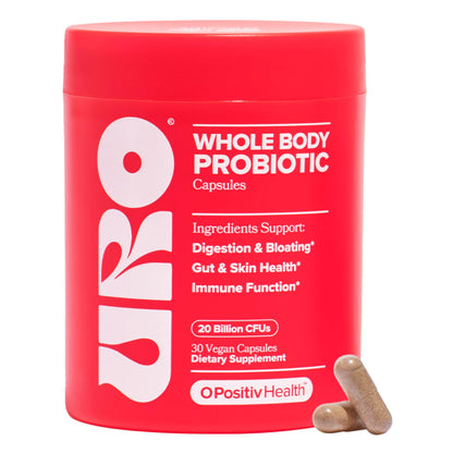 O Positiv URO Women’s Probiotic – All-in-one Probiotic for Women - Vaginal, Gut, Skin, and Oral Microbiome Health – 20B+ CFUs, Licorice Root, Dandelion – Non-GMO, Vegan, Gluten-Free – 30 Capsules O Positiv buy supplements Au