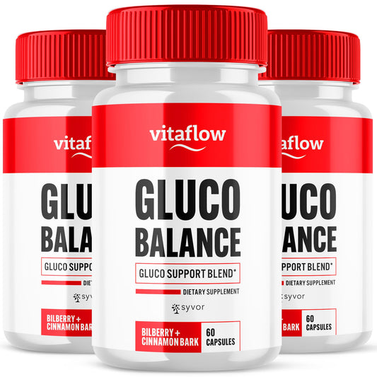 (3 Pack) Vitaflow Balance Support Supplement Capsules, Official VitaFlow Support Supplements Pills with All Natural Premium Ingredients, Vita Flow Advanced Glyco Balance for Men & Women (180 Capsules) SyvorBuy Supplements Australia