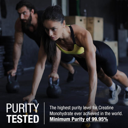 German Creatine - Micronized Creatine Monohydrate Powder, 99.99% Pure Creapure for Muscle Growth, Strength & Performance, Supports Muscle Recovery, 3rd Party Tested, Unflavored - 270g (54 Servings) German Creatine buy supplements Au