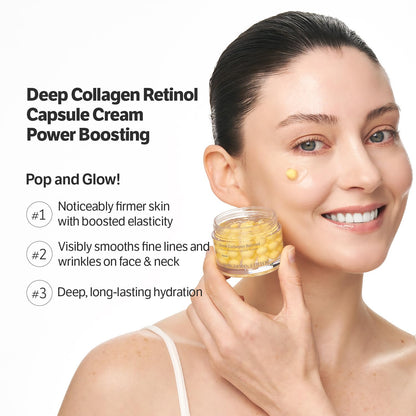 SUNGBOON EDITOR Deep Collagen Retinol Capsule Cream | For Fine Lines and Dry Skin